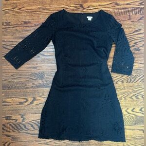 J Crew Black Mini Dress